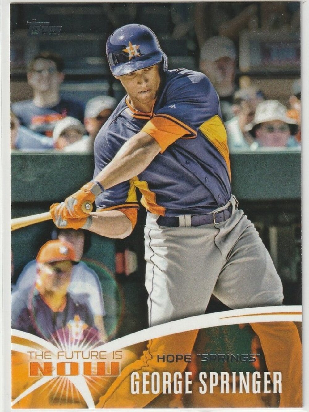 6for$49 GEORGE SPRINGER 2014 Topps The Future is Now Rookie Card #FN-GS1